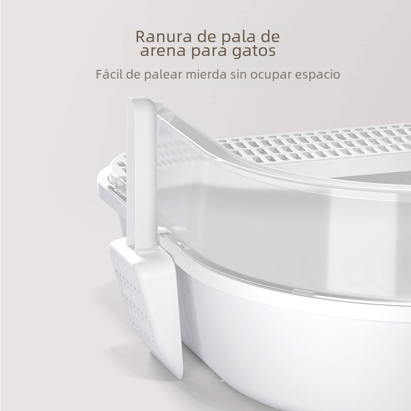Durable large litter tray for indoor cats