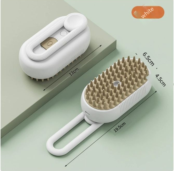 Automatic pet grooming brush for healthy coat