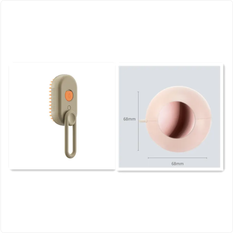 3 in 1 electric pet brush for grooming and cleaning